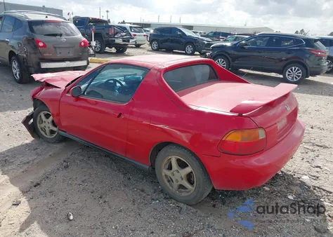 1997 Honda Del Sol Si из США, поврежденный, VIN JHMEH6162VS002864